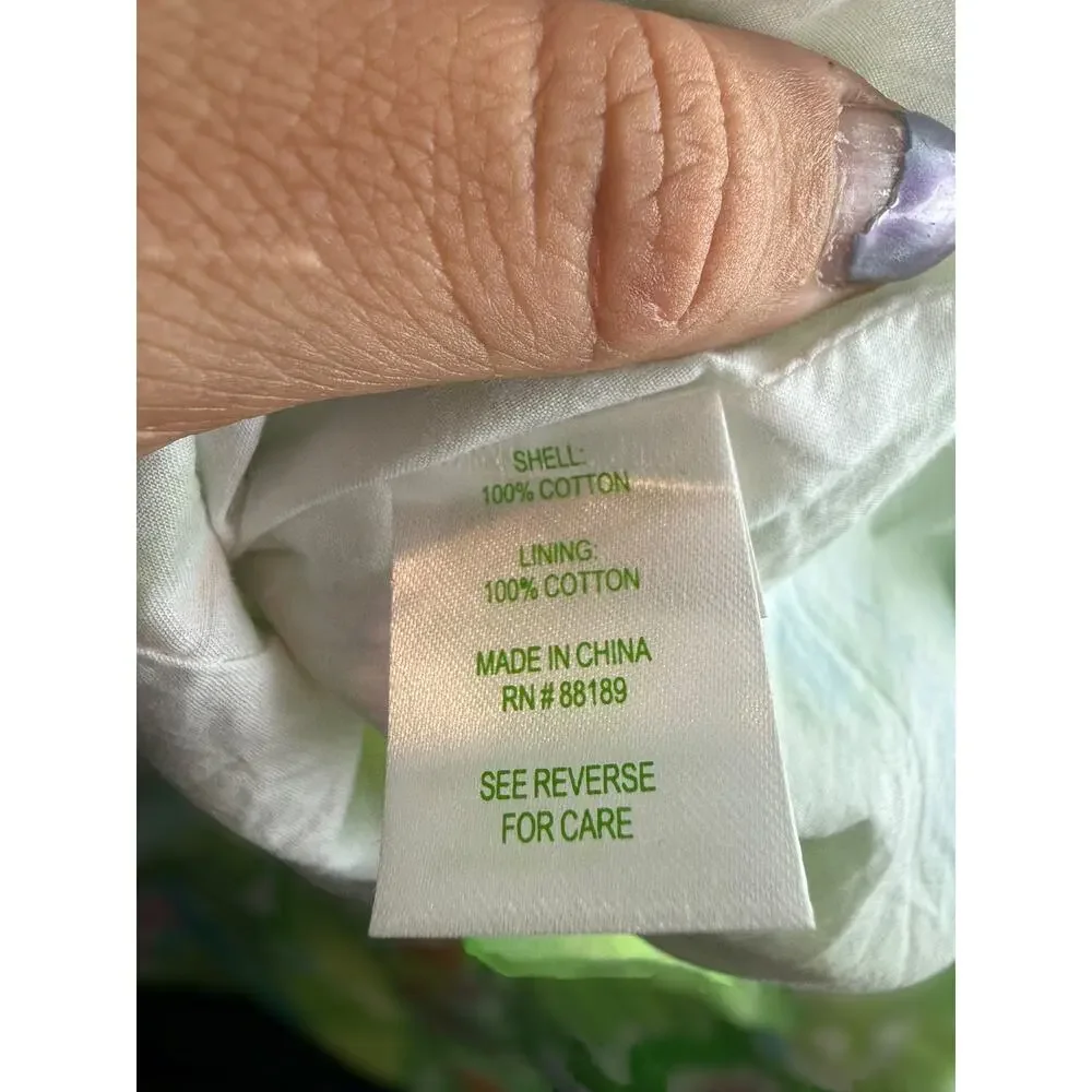 Lilly Pulitzer Fryer Elephant Ear Printed Shift Mini Dress Green Womens Size 2 - Picture 13 of 13